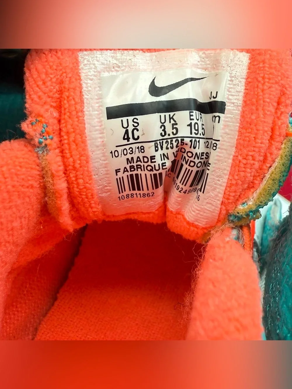 Nike’s TD Speed Turf Baby Deion Miami BV2525 101 4C
